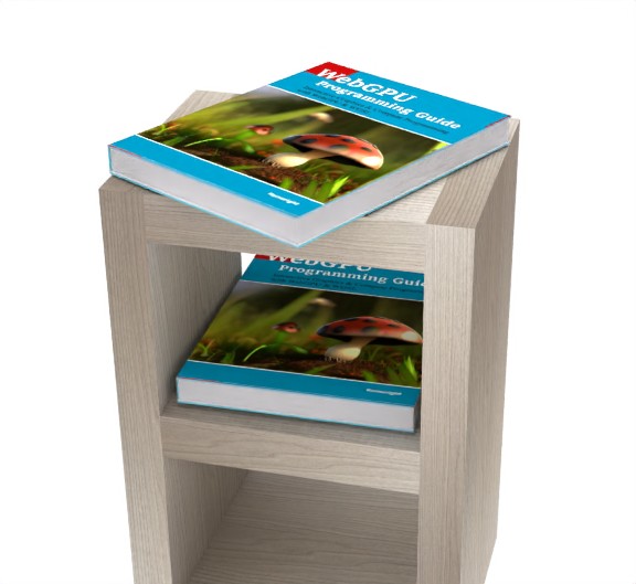 WebGPU Programming Guide: Interactive Graphics & Compute Programming with WebGPU & WGSL  (Paperback) on a shelf