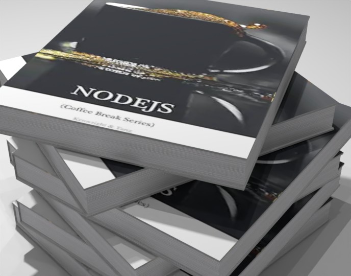 NodeJS in 20 Minutes (Coffee Series) on a shelf
